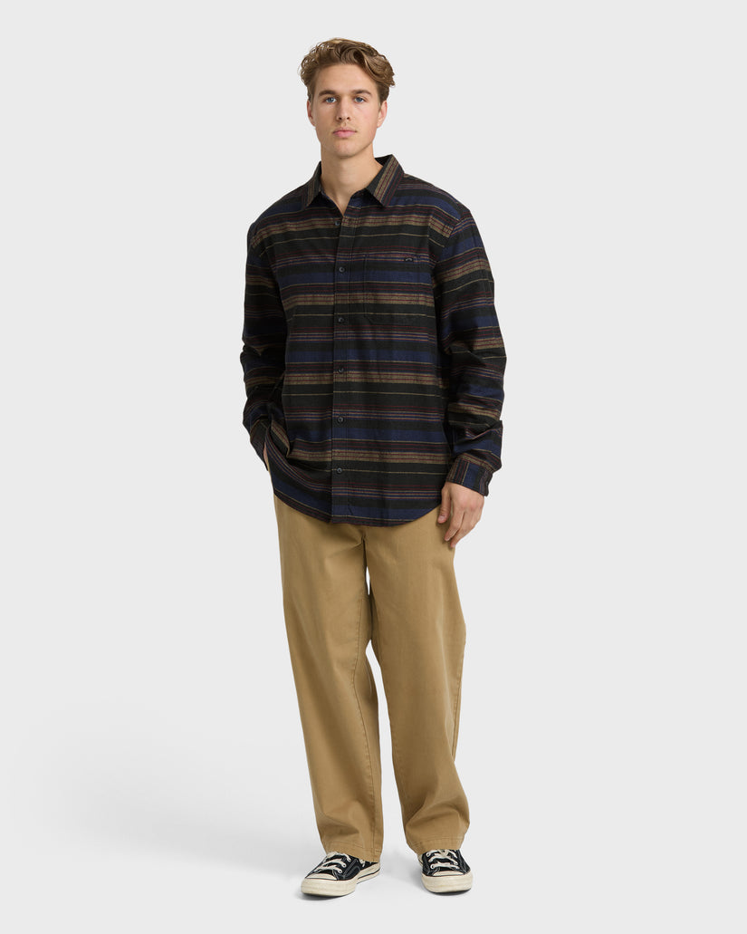 Coastline-Long-Sleeve-Flannel-Shirt-Stealth-4