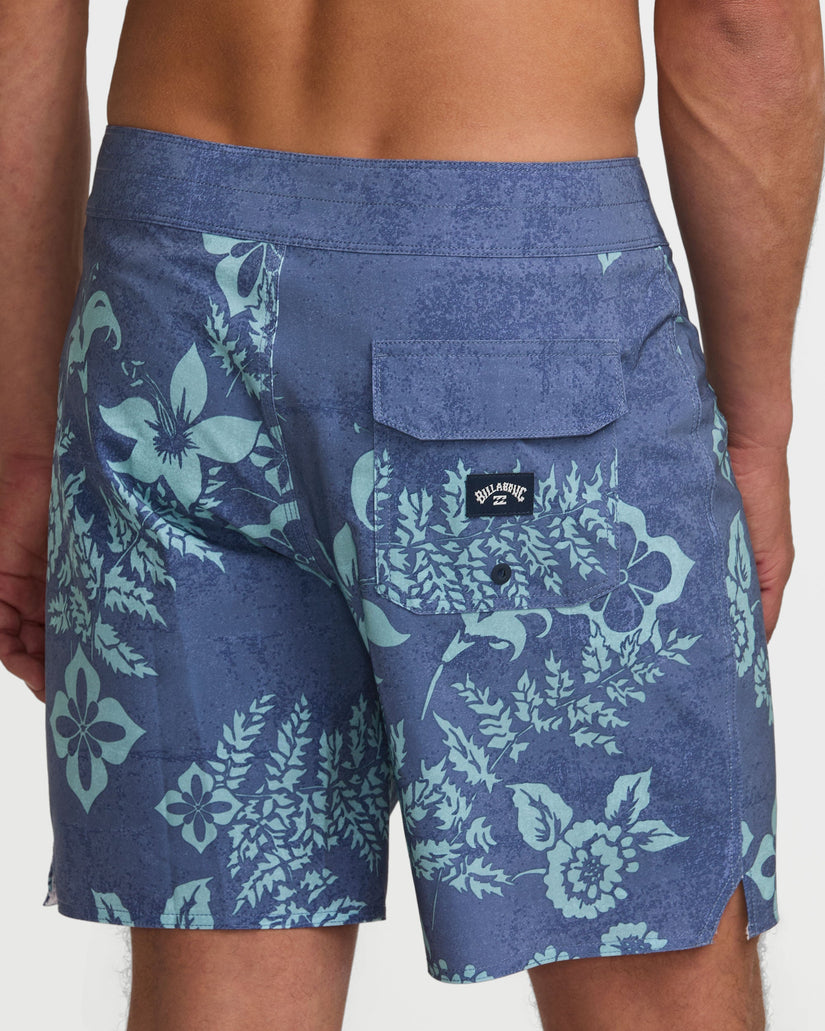 Good Times Pro Performance 18" Boardshorts - Blue Fog