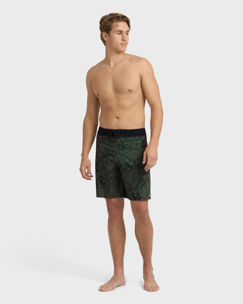 Sundays-Pro-Performance-19"-Boardshorts-Fatigue-4
