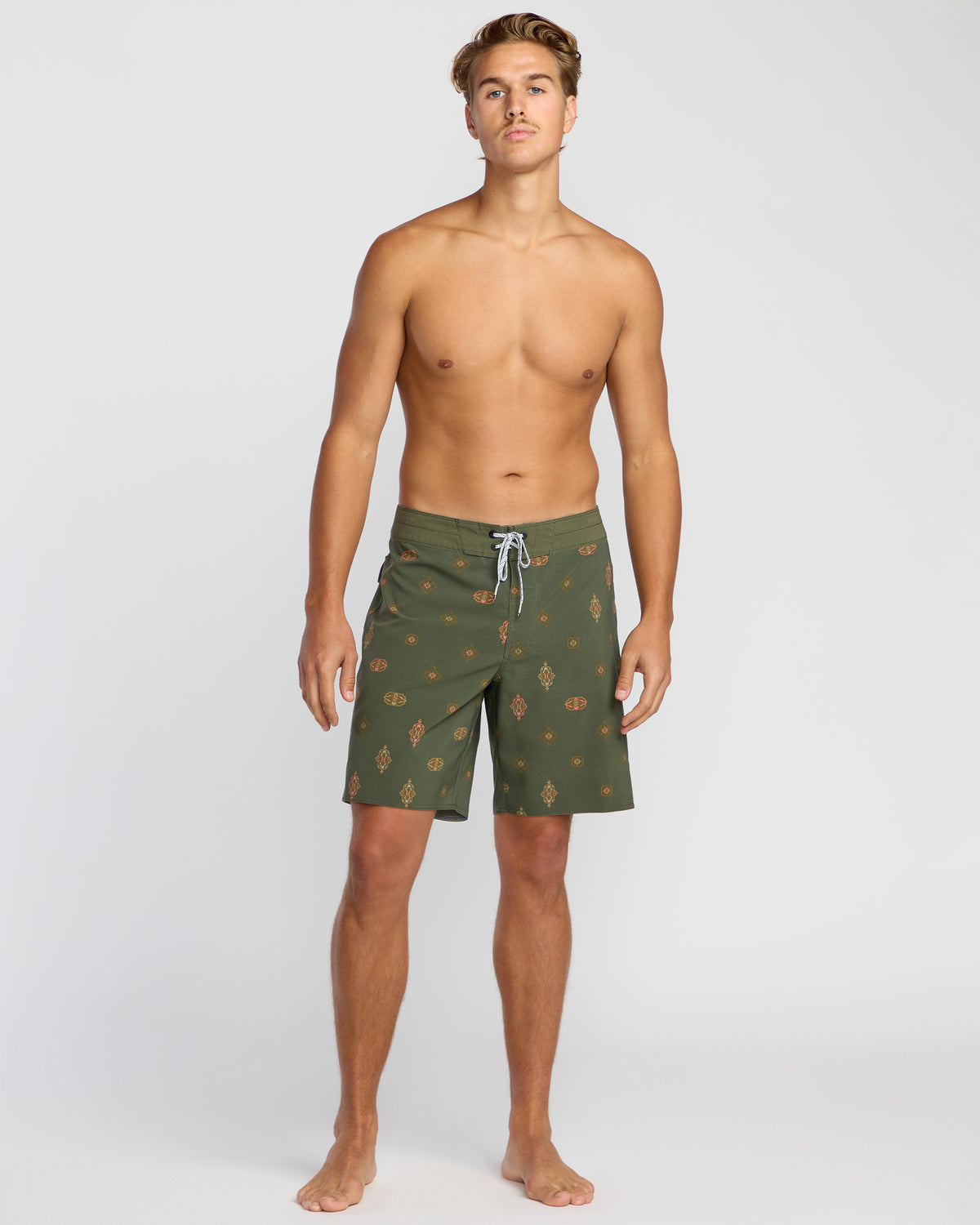 Sundays-Pro-Performance-19"-Boardshorts-Military-4