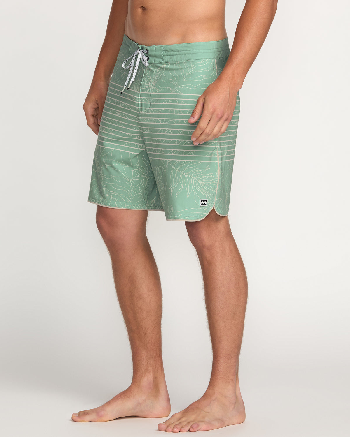 73 Lo Tide 18" Boardshorts - Militia Green - 5