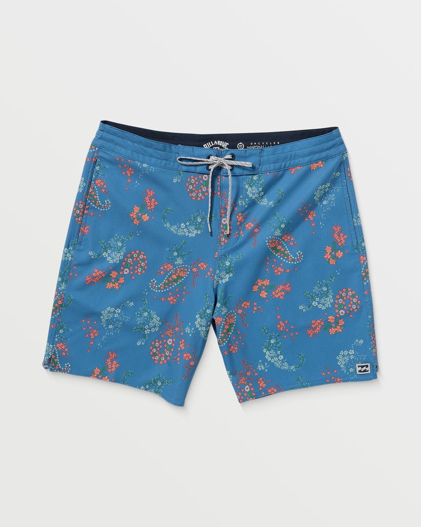 Good Times Lo Tide 18" Boardshorts - Bay Blue