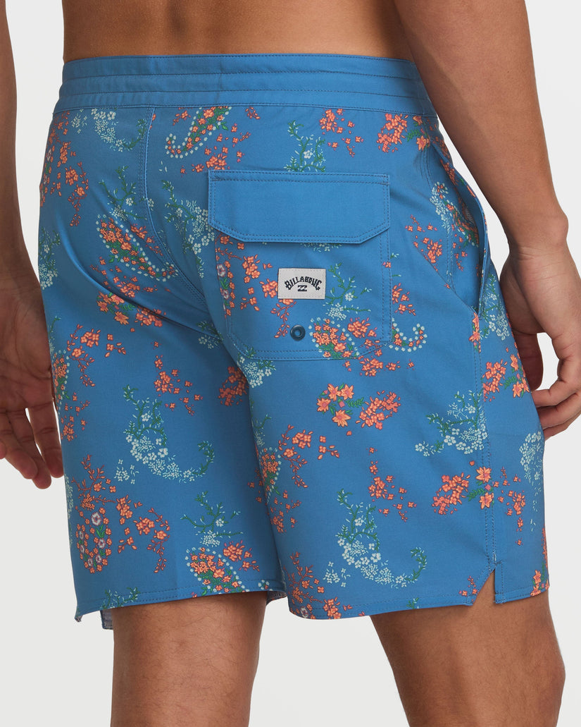 Good Times Lo Tide 18" Boardshorts - Bay Blue