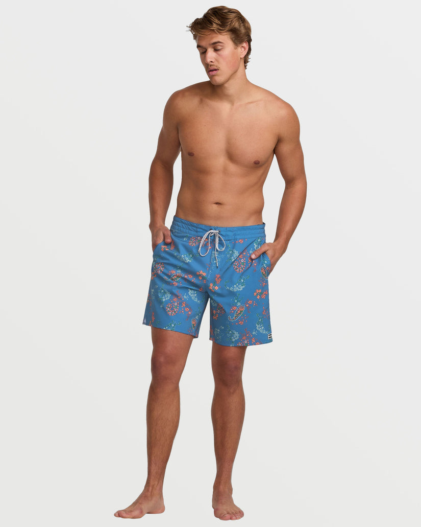 Good Times Lo Tide 18" Boardshorts - Bay Blue