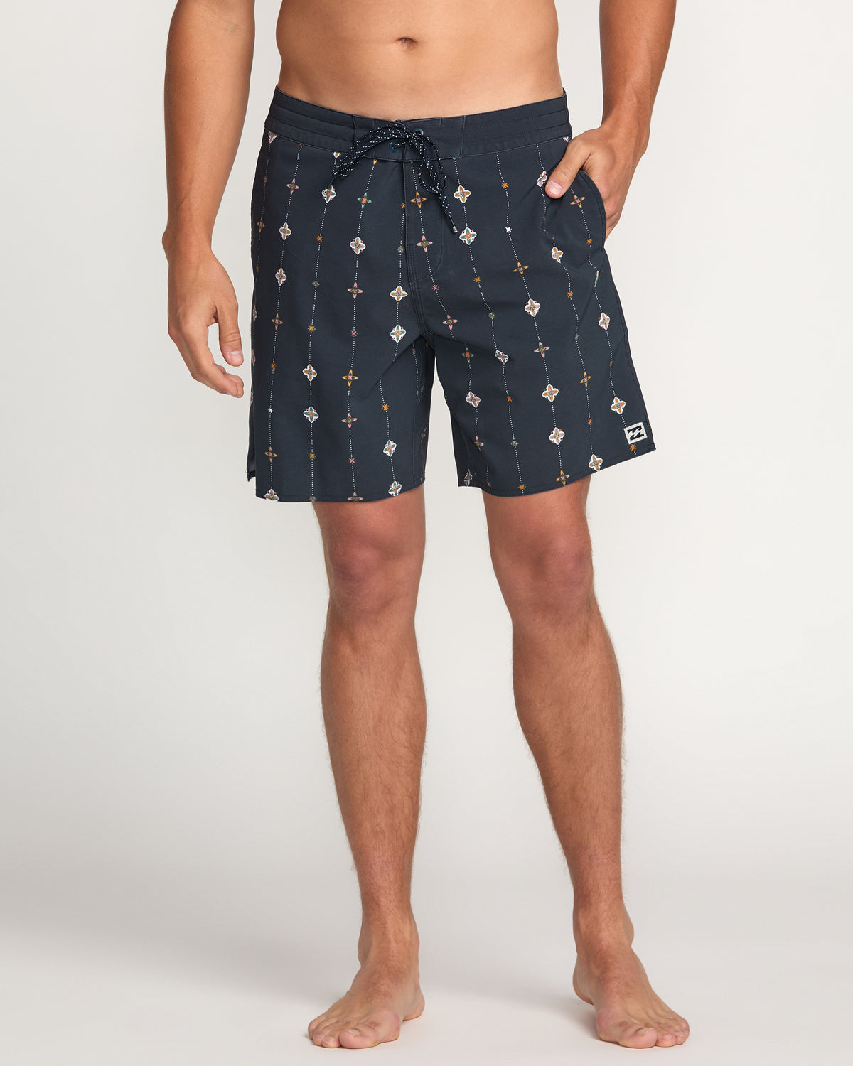Good Times Lo Tide 18" Boardshorts - Navy - 1