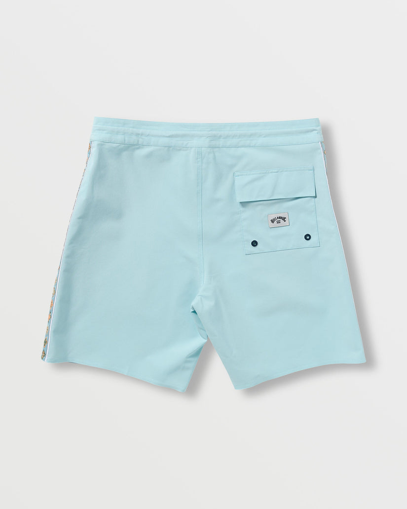 Wategos Lo Tide 19" Boardshorts - Dusty Blue