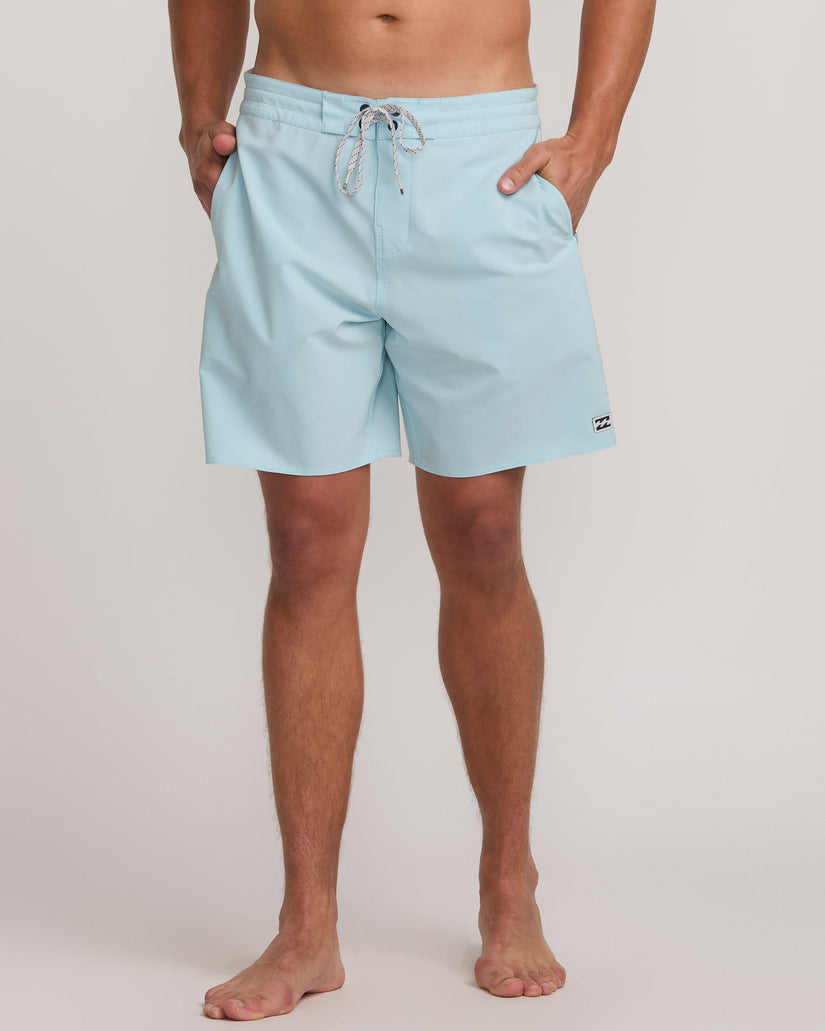 Wategos Lo Tide 19" Boardshorts - Dusty Blue