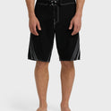 Fluid 2K Pro Performance 21" Boardshorts - Black White