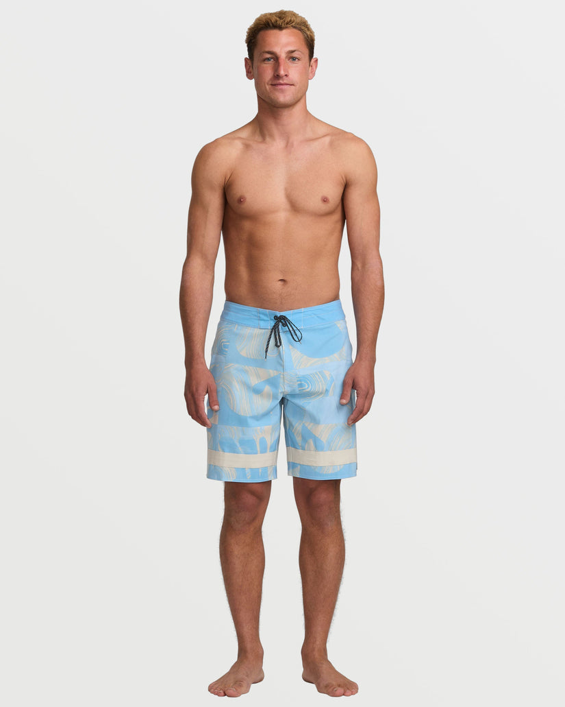 Elements Pro Performance 18.5" Boardshorts - Washed Blue