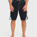 Dbah Bio Wave Pro 21" Boardshorts - Black/White - Black/White