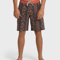 Sundays Lo Tide 18" Boardshorts - Black Multi - Black