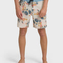 Good Times Lo Tide 18" Boardshorts - Oatmeal Multi - Oatmeal