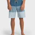 Tribong Lo Tide 19" Boardshorts - Blue Fog Multi - Blue Fog