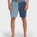 Sunset Lo Tide 19" Boardshorts - Blue Fog Multi - Blue Fog