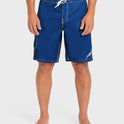 Piped Pro 19" Boardshorts - Dark Denim - Dark Denim