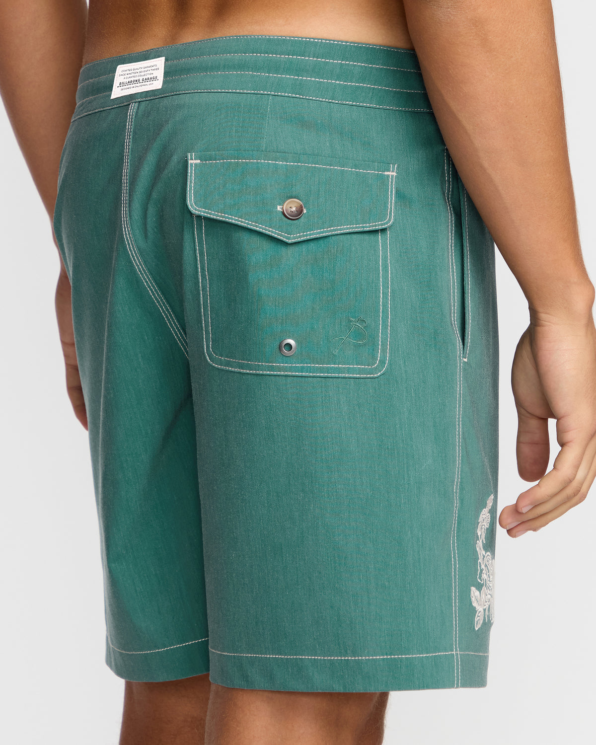 Austin-Garage-Lo-Tides-Boardshorts-Teal-5