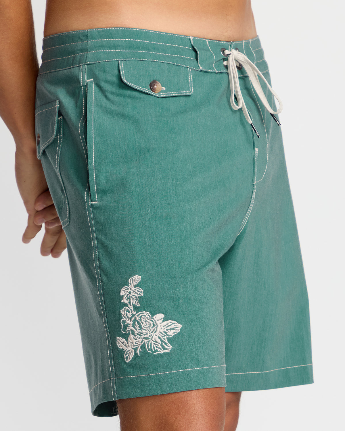 Austin-Garage-Lo-Tides-Boardshorts-Teal-6
