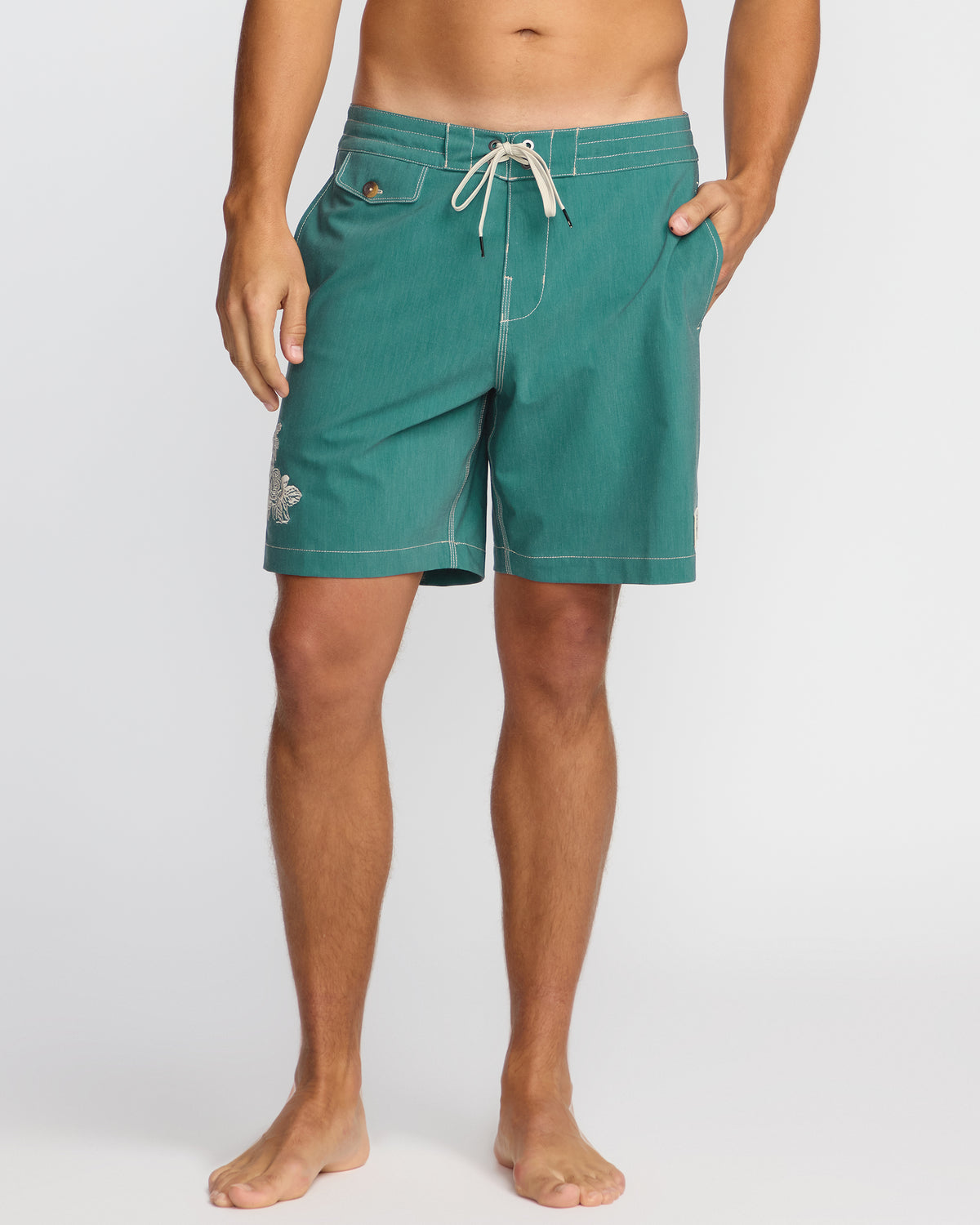 Austin-Garage-Lo-Tides-Boardshorts-Teal-1