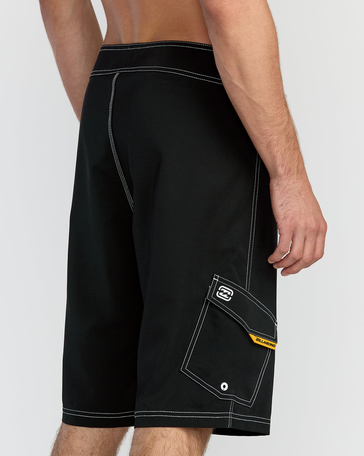 Bracket-Pro-21"-Boardshorts-Black-6