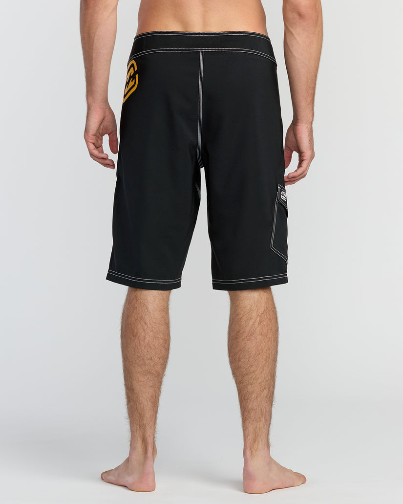 Bracket-Pro-21"-Boardshorts-Black-2