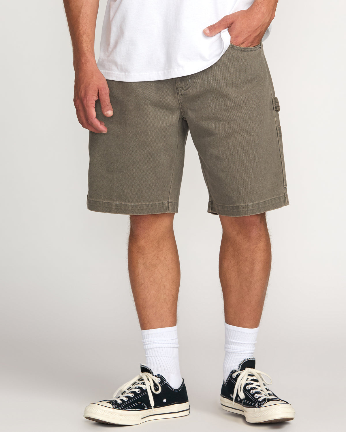 Bad Dog 21" Workwear Shorts - Brown - 1
