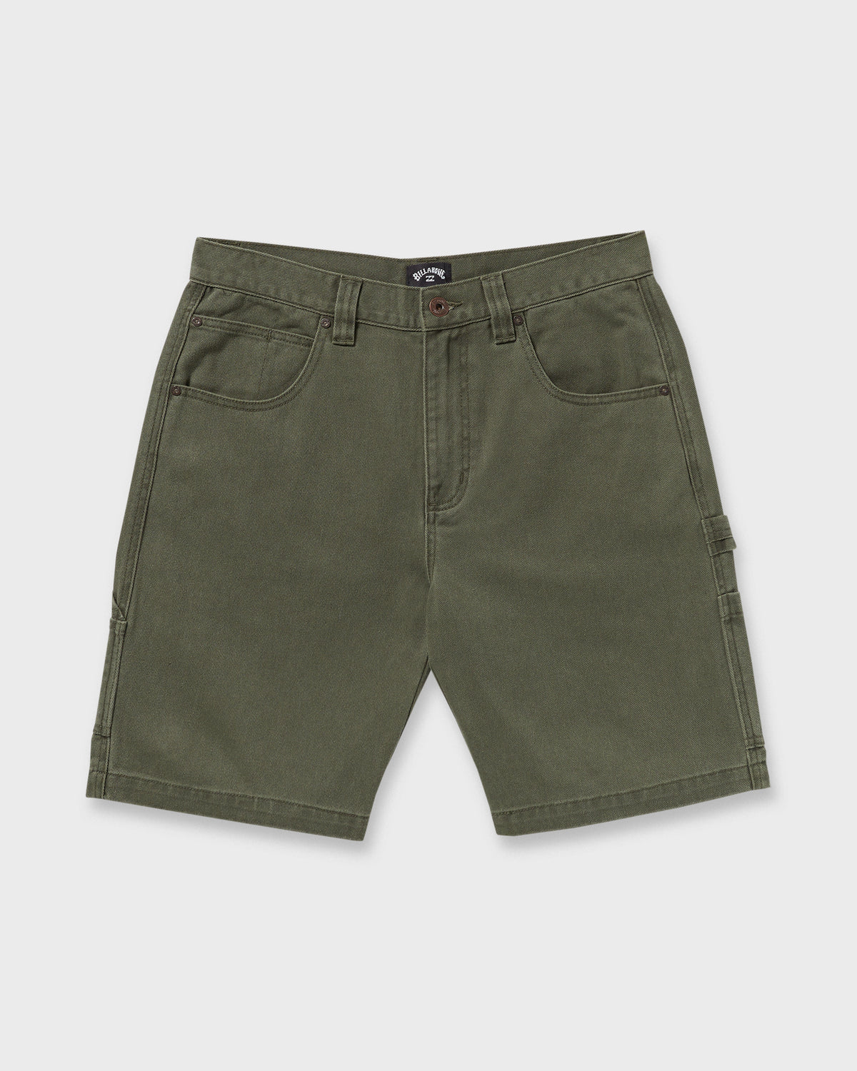Bad-Dog-21"-Workwear-Shorts-Dark-Military-7