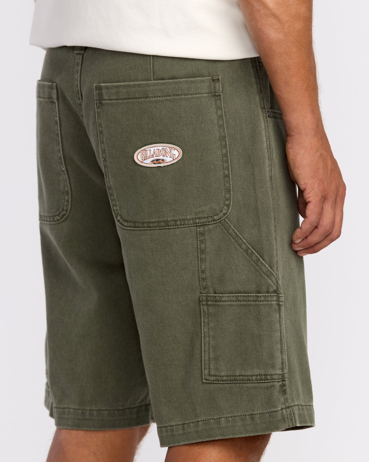 Bad-Dog-21"-Workwear-Shorts-Dark-Military-5