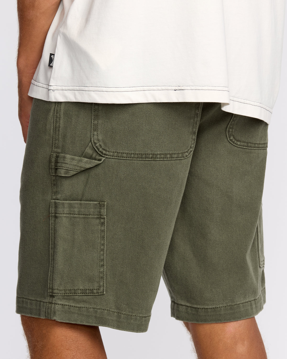 Bad-Dog-21"-Workwear-Shorts-Dark-Military-6