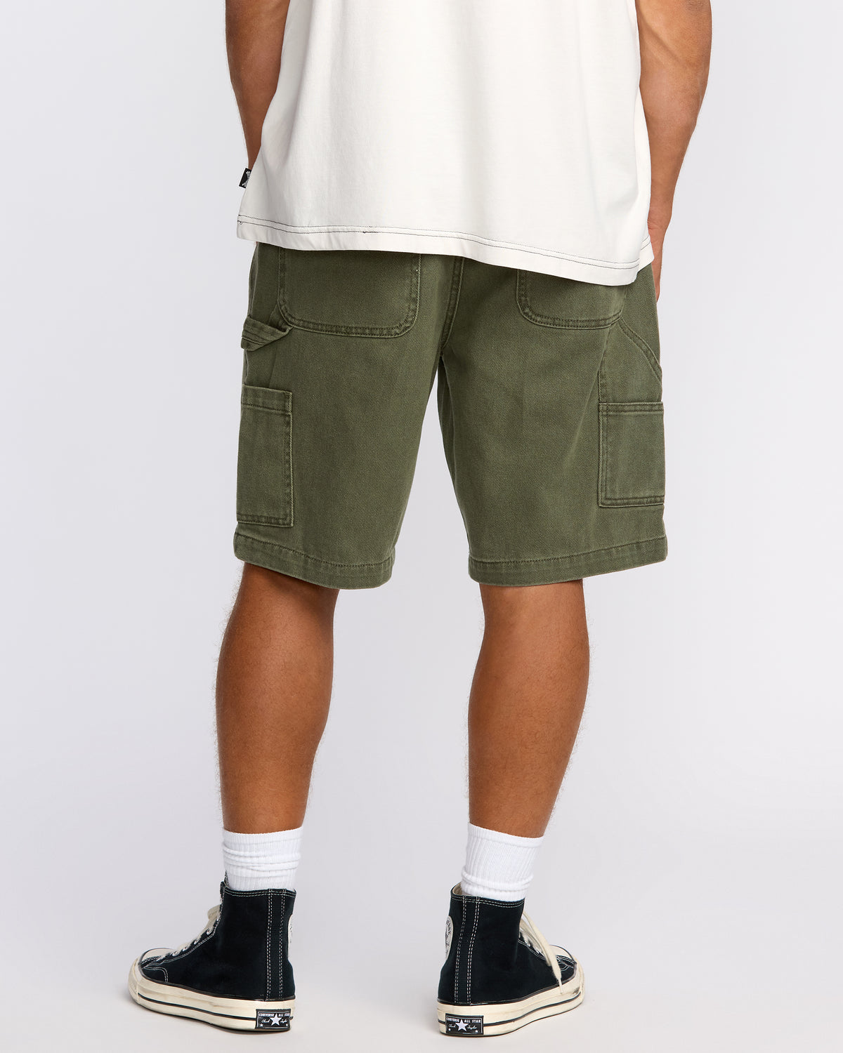 Bad-Dog-21"-Workwear-Shorts-Dark-Military-2