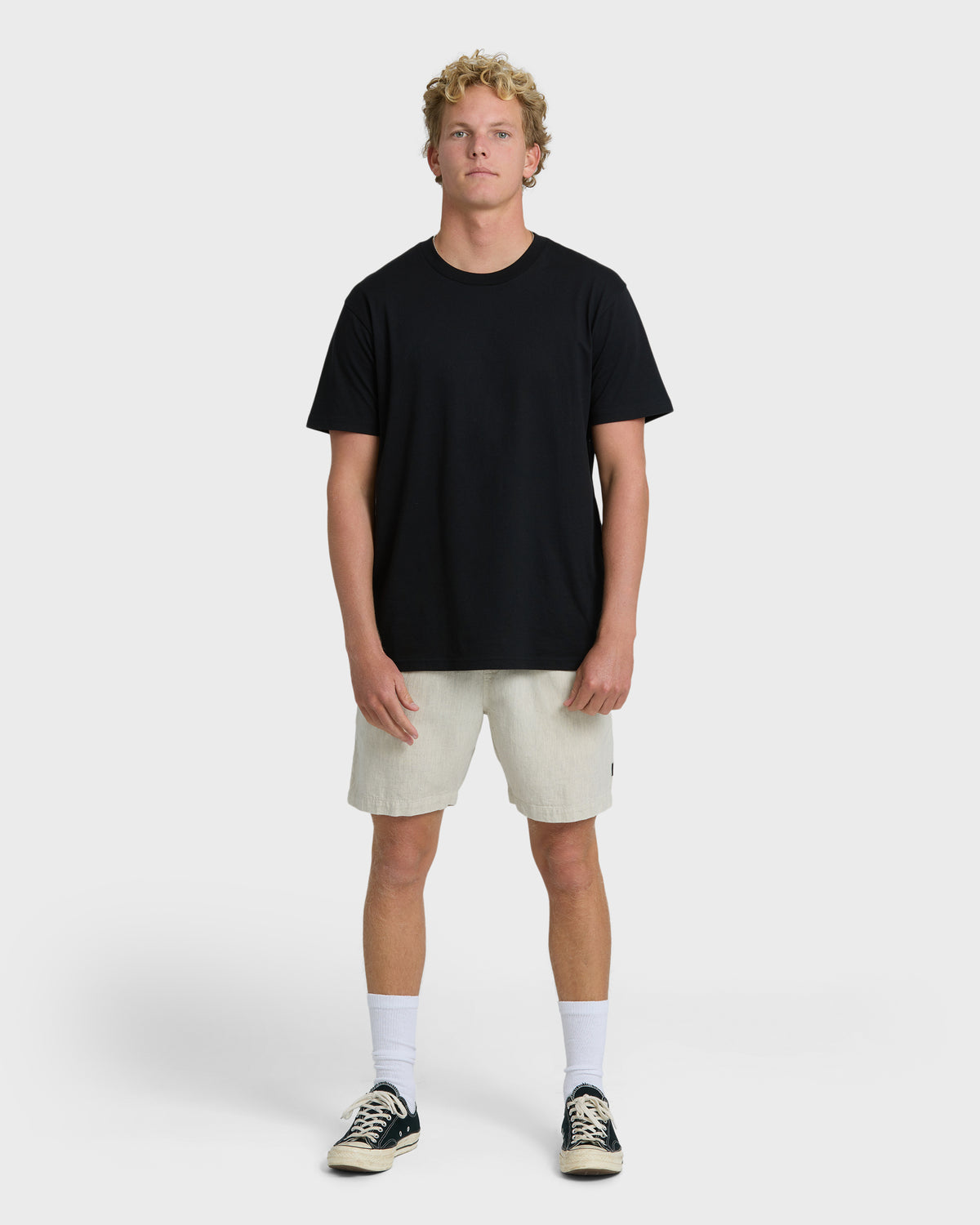 SANO-LINEN-ELASTIC-SHORT-CHINO-HEATHER-4