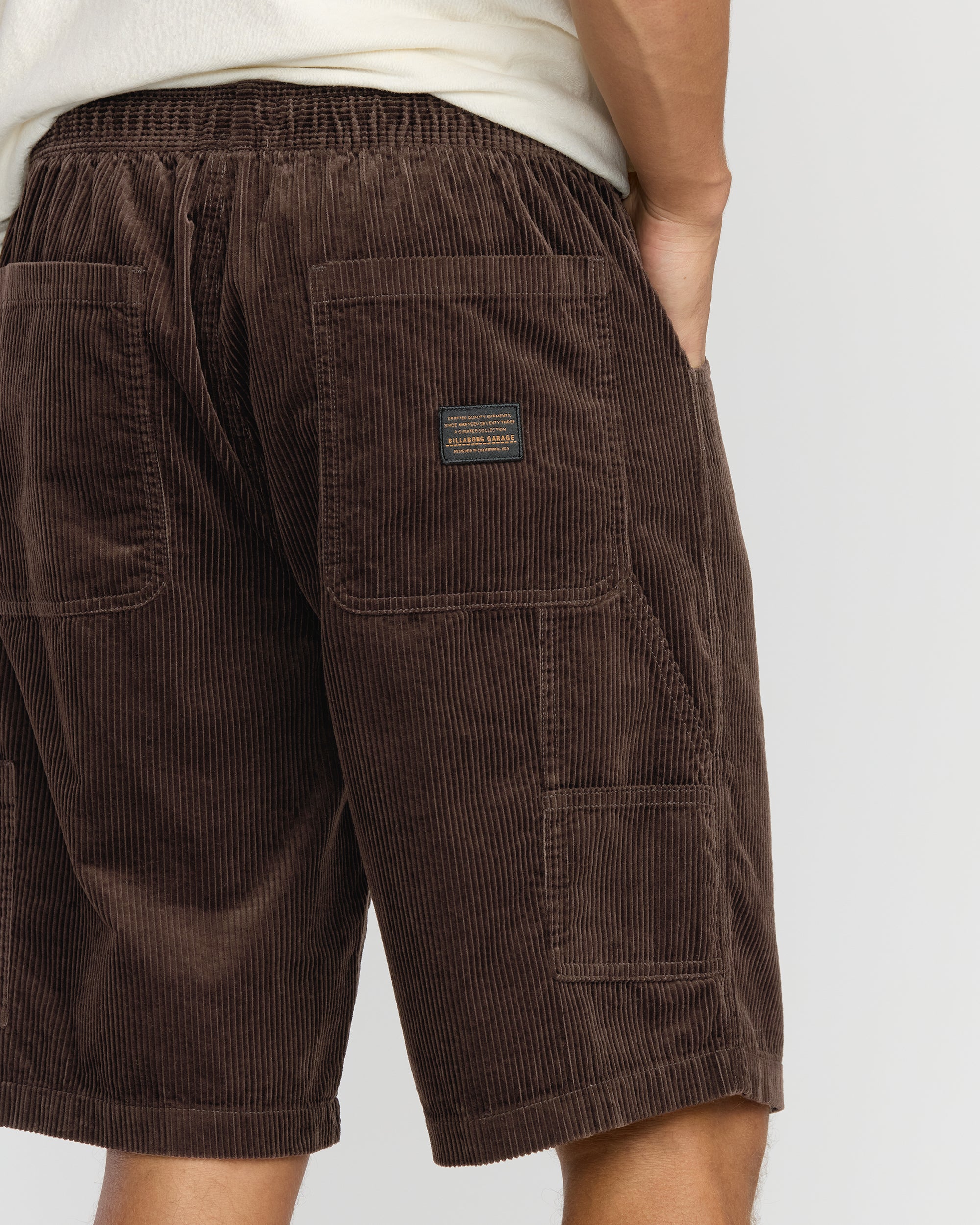 Larry Cord Garage Shorts - Chocolate | Billabong