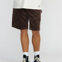 Larry Cord Garage Shorts - Chocolate