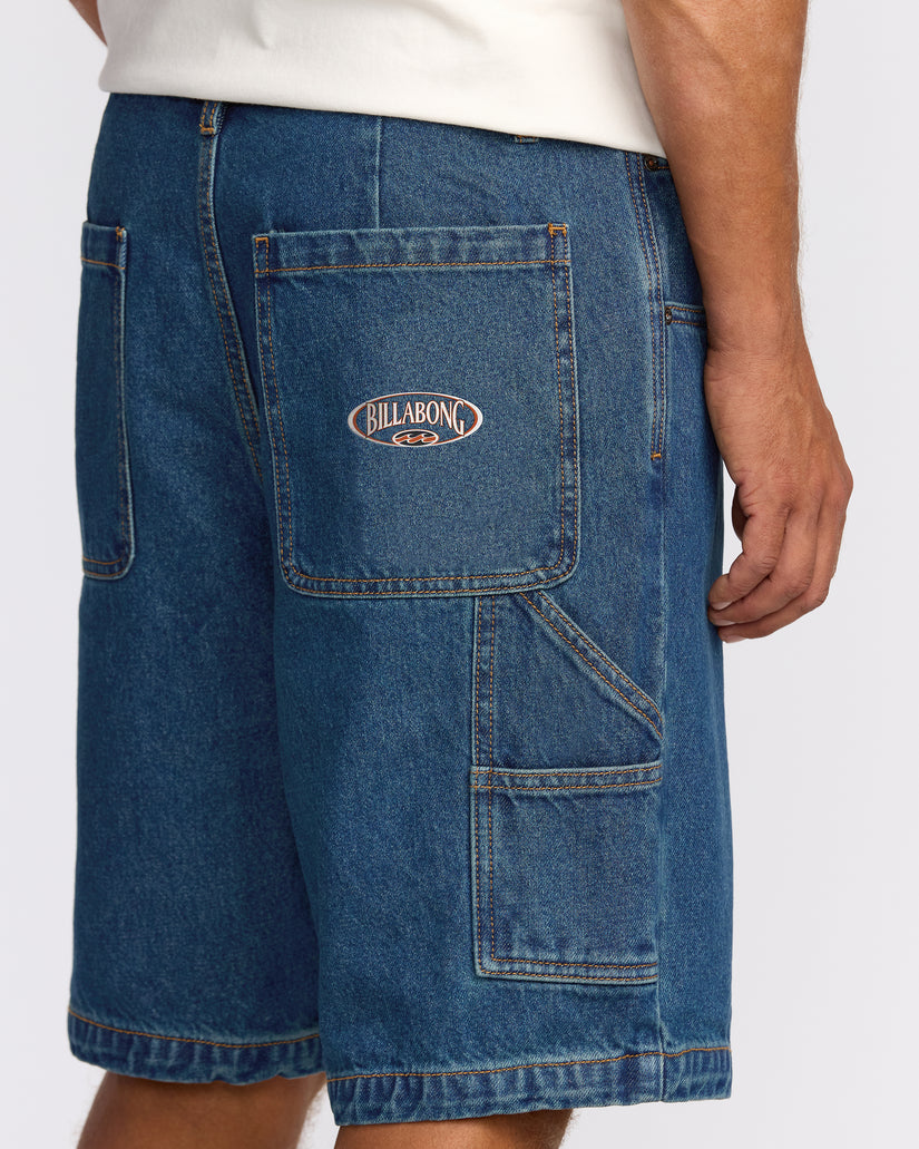 FOX JEANS Men's 100% Cotton Canvas Work Shorts – Heavy Duty Cargo Shorts For Tradies & Builders