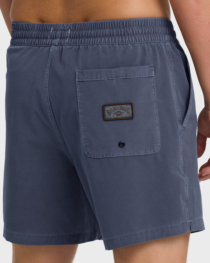 Every Other Day Wave Washed Layback Trunks - Graystone