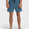 Lineup Solid Layback 16" Trunks - Real Teal