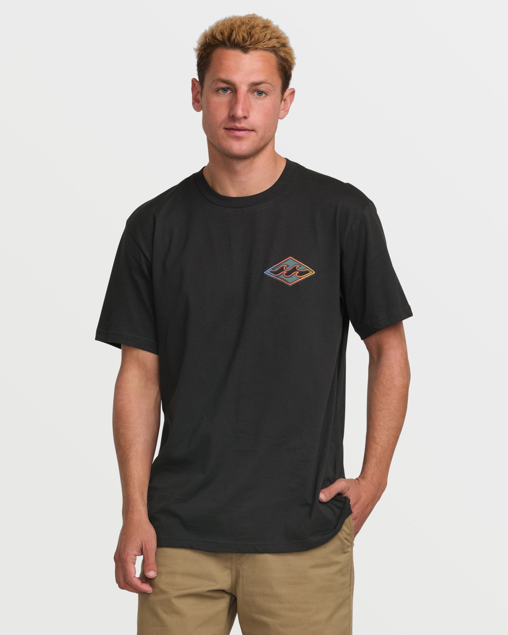 Crayon Wave Premium Tee - Dark Navy | Billabong