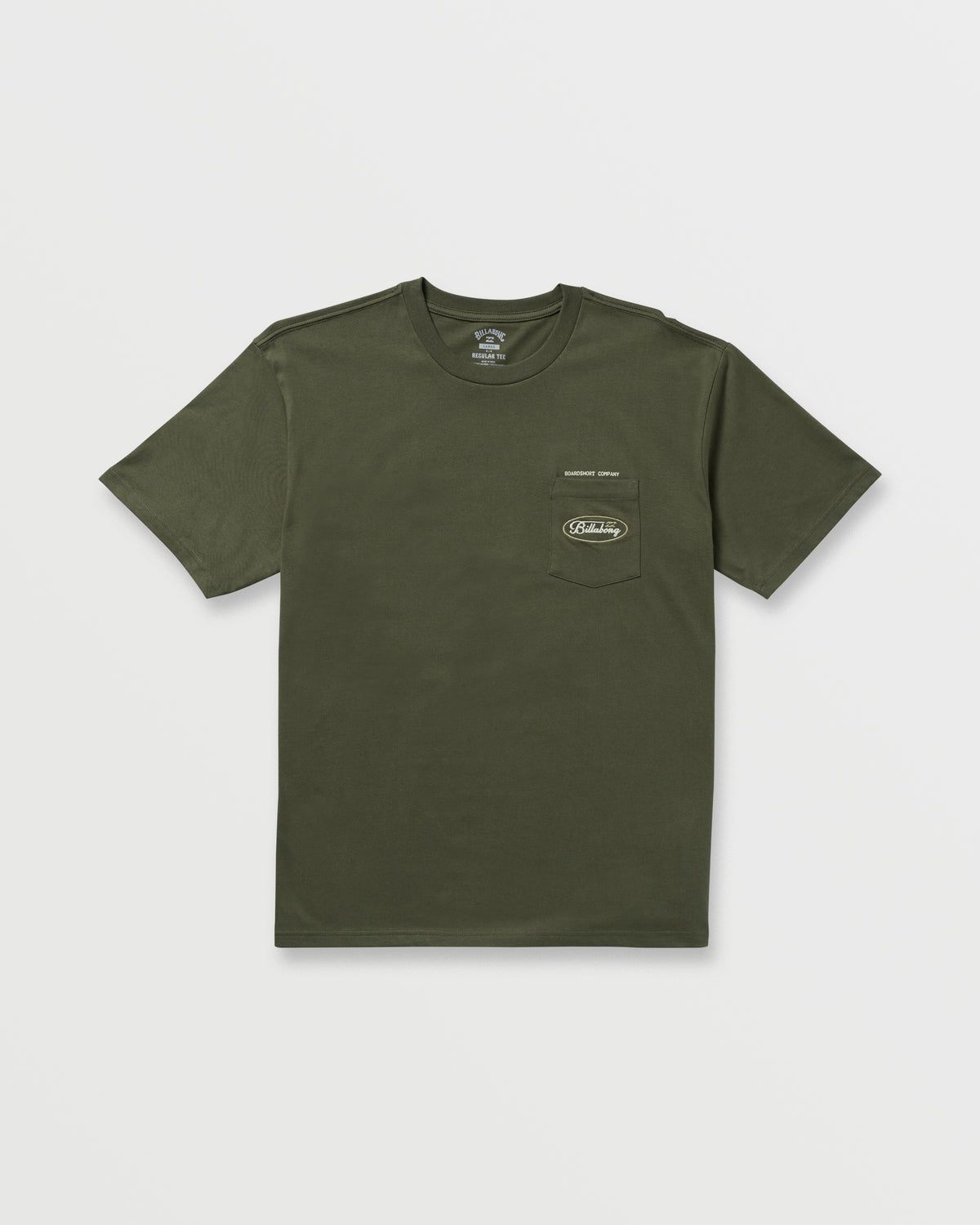 Bad Dog Pocket Regular Tee - Olive - 3