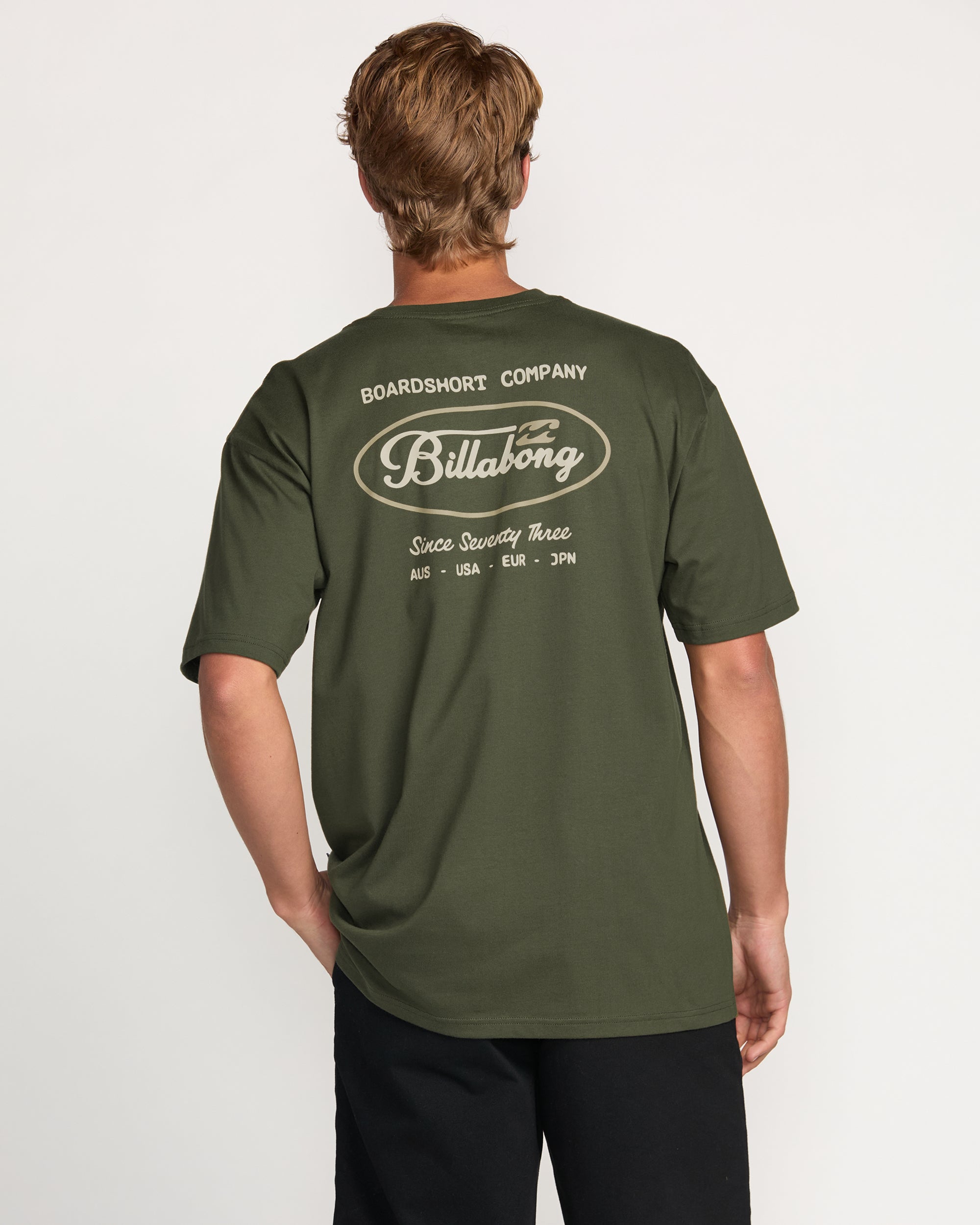 Bad Dog Pocket Regular Tee - Olive | Billabong