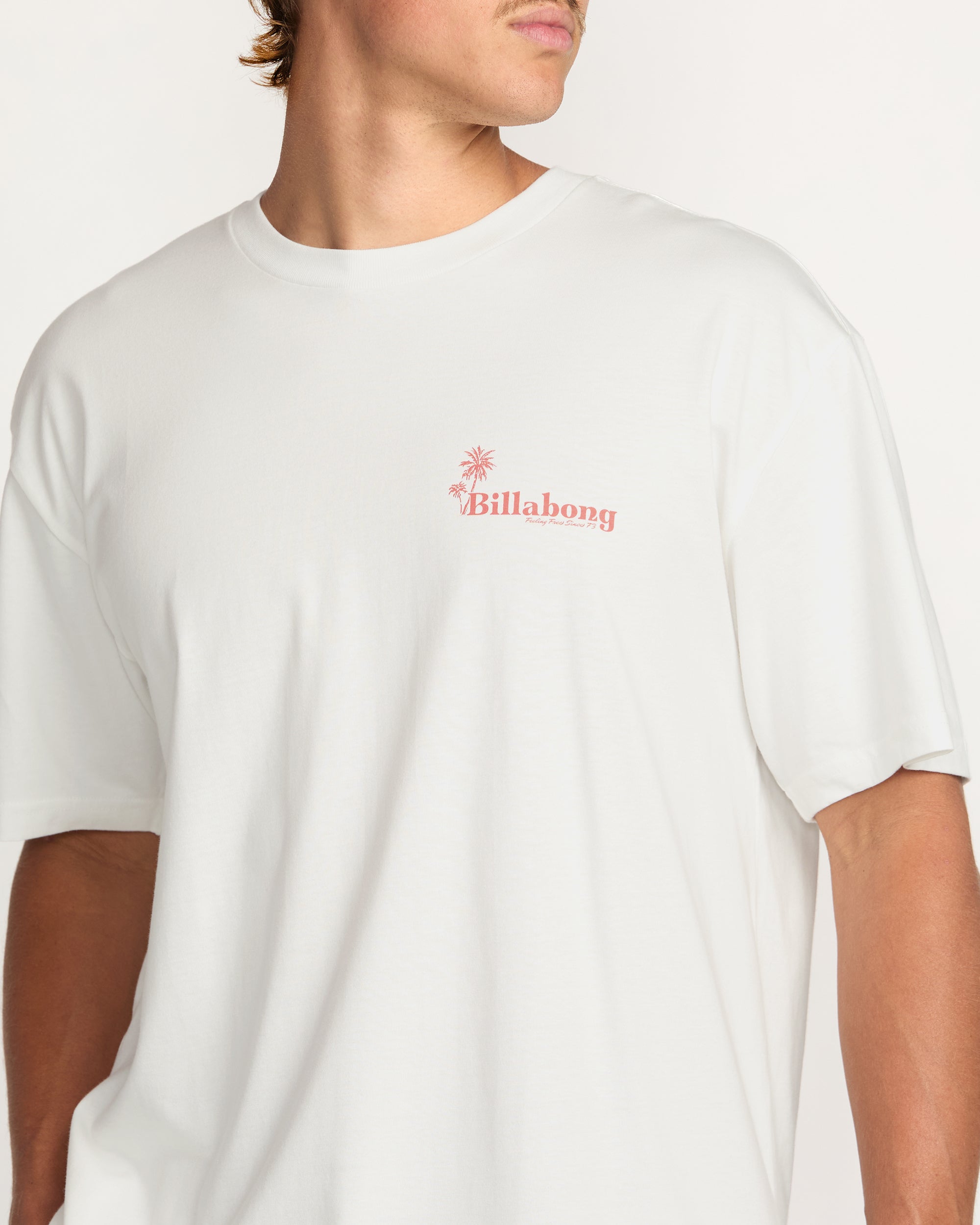 Checking In Regular Tee - Off White | Billabong