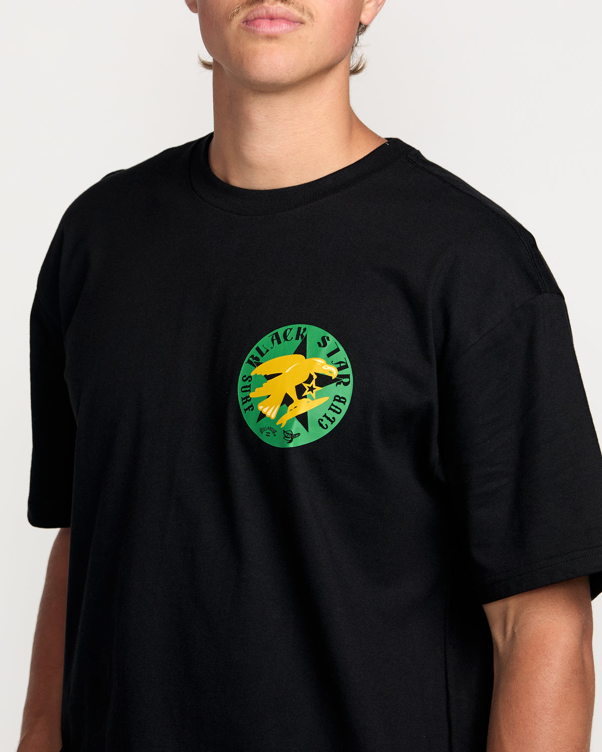 Black Star Regular Tee - Black - 6