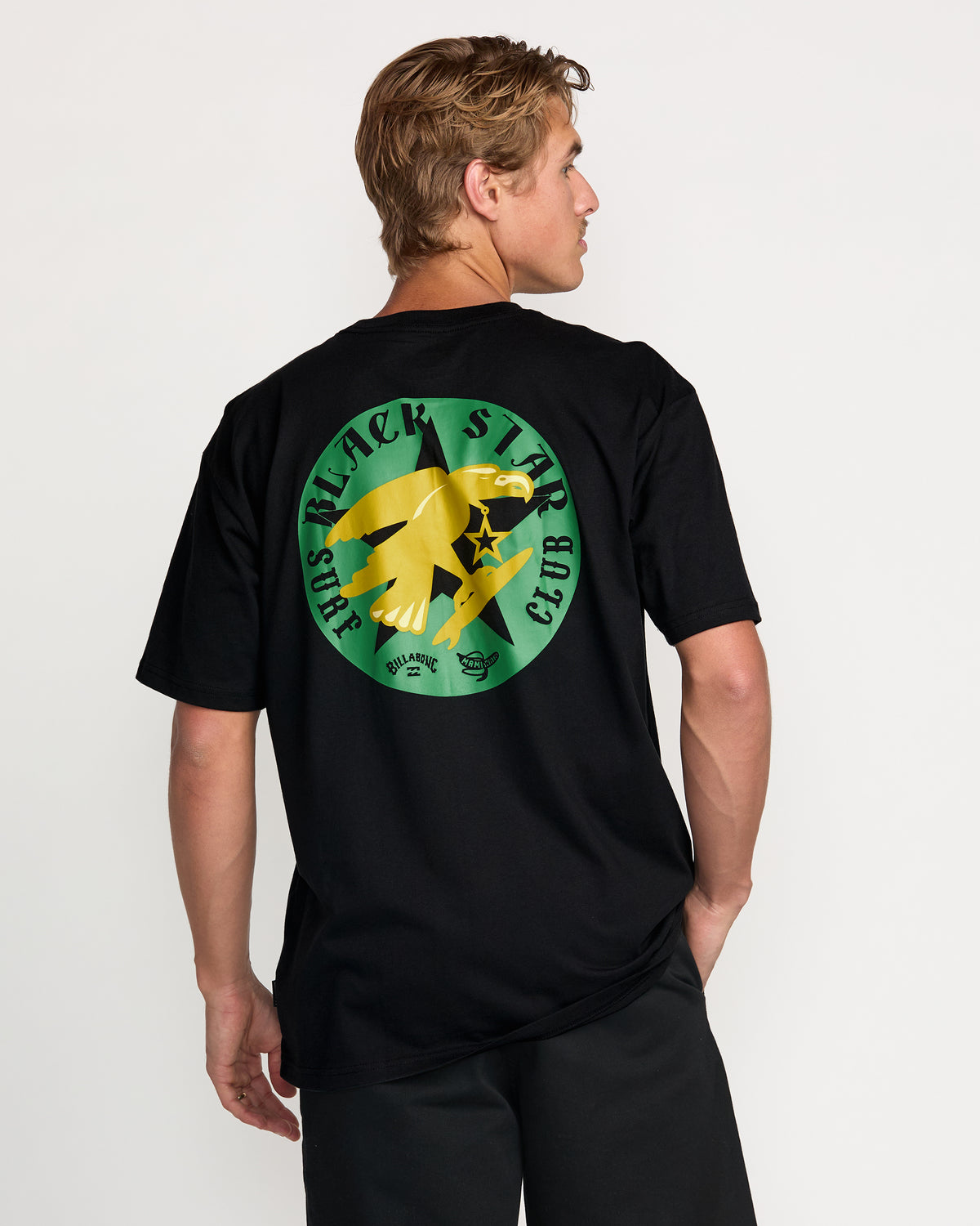 Black Star Regular Tee - Black - 2