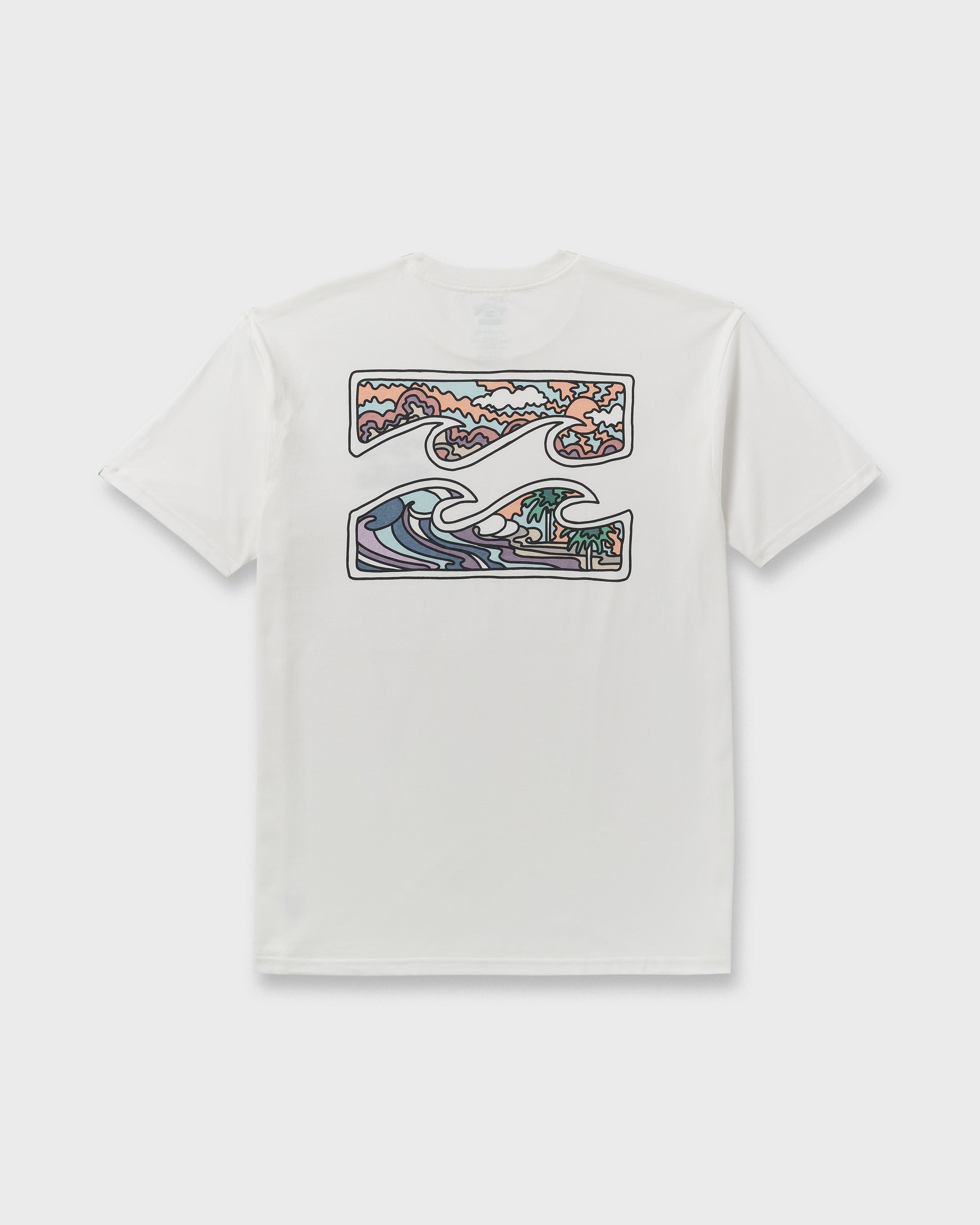 Crayon Wave Premium Short Sleeve T-Shirt - Off White | Billabong
