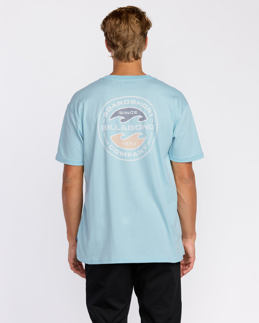 Deux par Deux Boy Organic Cotton Short Sleeve T-Shirt Blue - 24 Months Deux par Deux Boy Organic Cotton Short Sleeve T-Shirt Blue - 24 Months