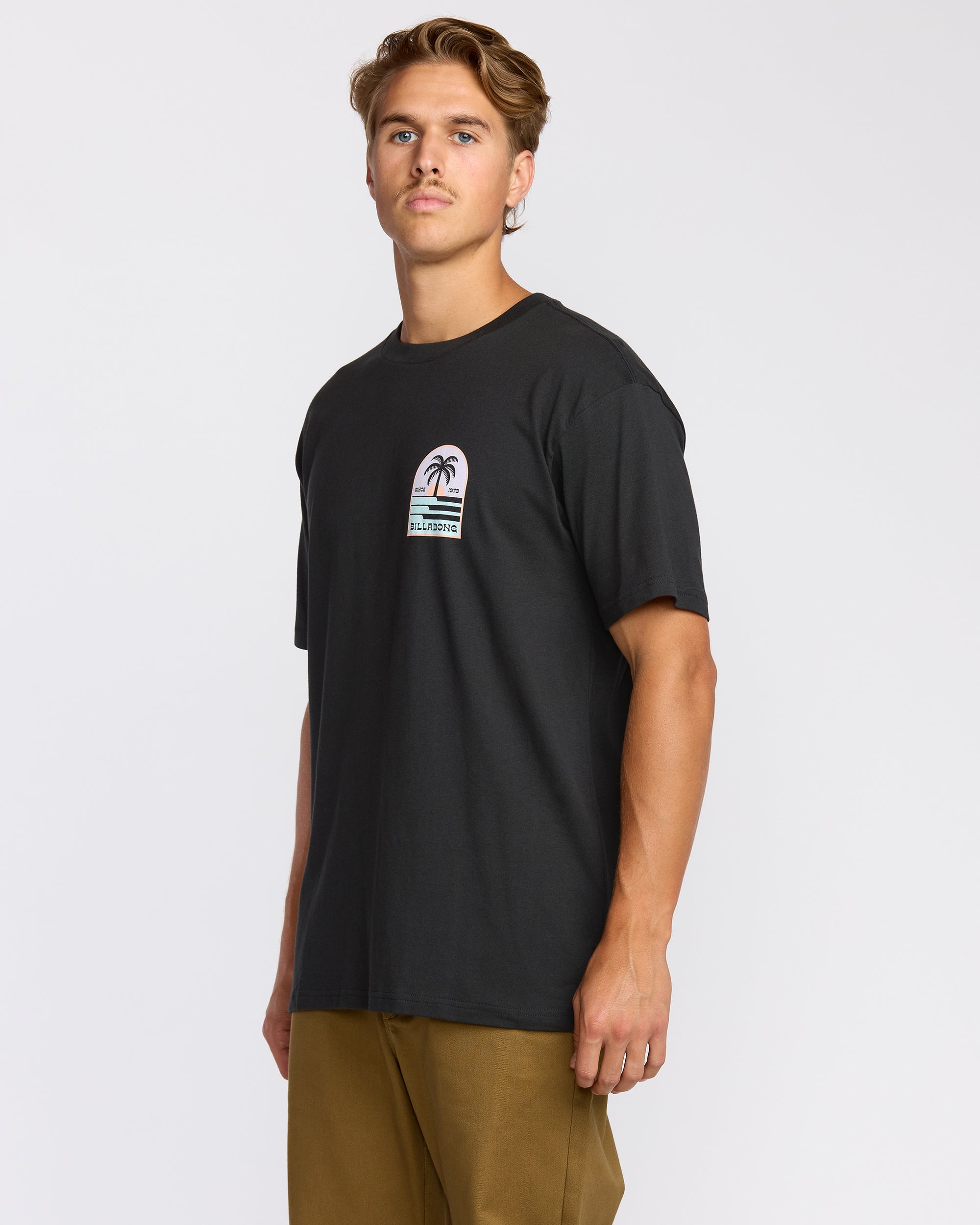 Portal Premium Short Sleeve T-Shirt - Washed Black | Billabong