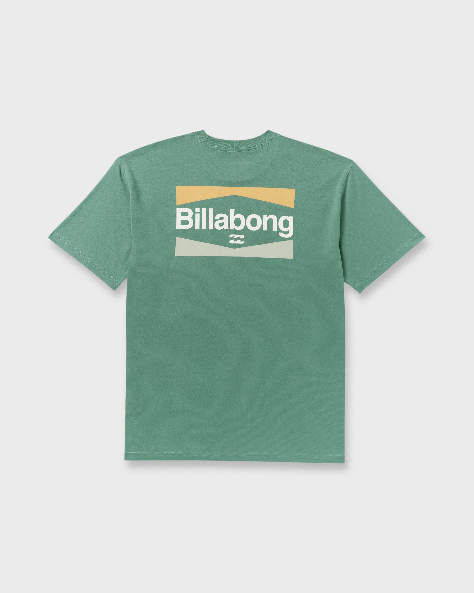 Walled Regular Short Sleeve T-Shirt - Sage Green | Billabong