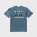 Split The Peak Regular Short Sleeve T-Shirt - Steel Blue
