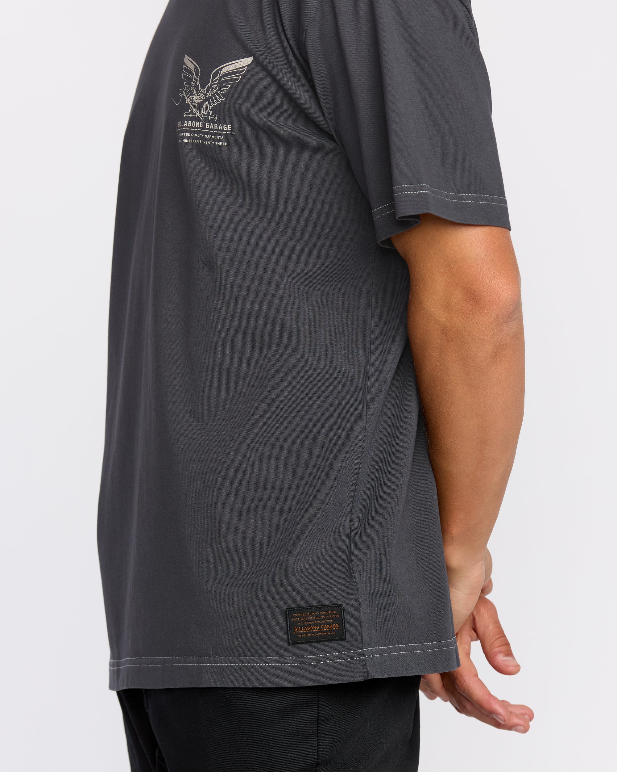 Bird Of Prey Garage OG Short Sleeve T-Shirt - Washed Black | Billabong