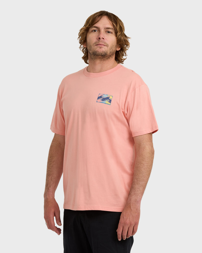 Crayon-Wave-Premium-Short-Sleeve-T-Shirt-Peach-3