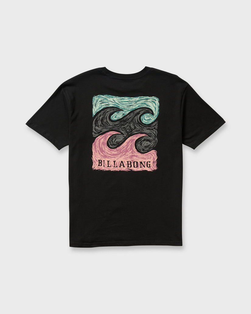 Crayon-Wave-Premium-Short-Sleeve-T-Shirt-Washed-Black-6