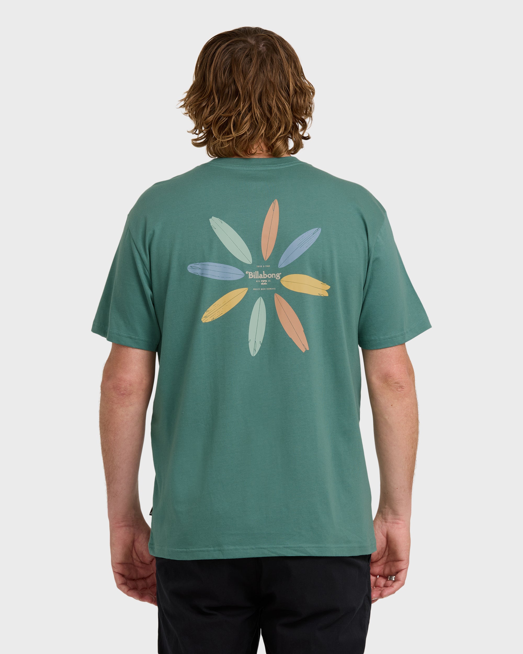 Quiver Premium Short Sleeve T-Shirt - Sage Green | Billabong